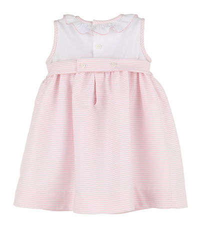 Luli & Me Stripes Smock Dress