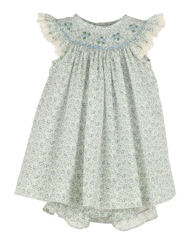 Luli & Me Tea Roses Smock Bishop
