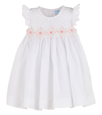 Luli & Me Diamond Smock Dress