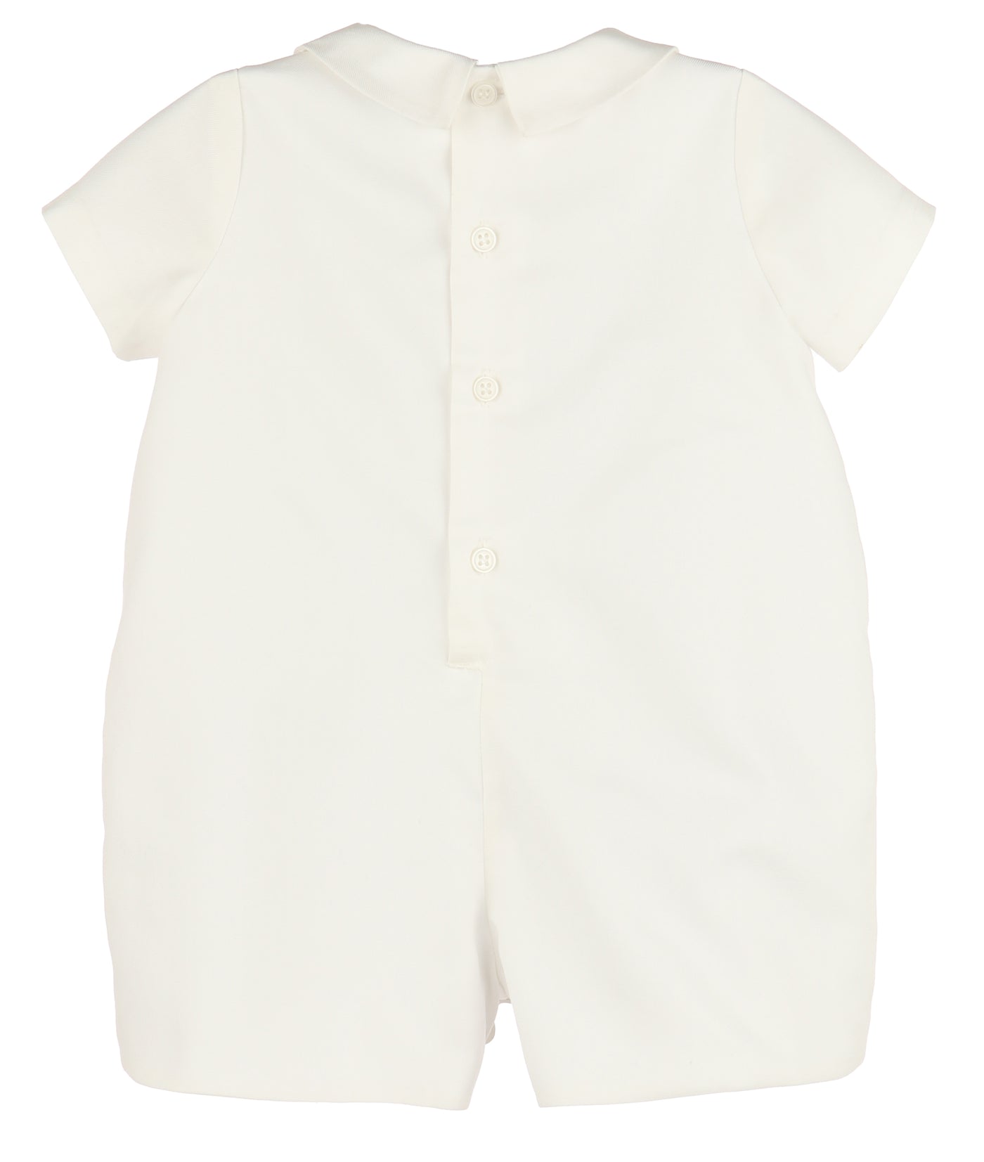 Ivory Smocked Boy Bubble