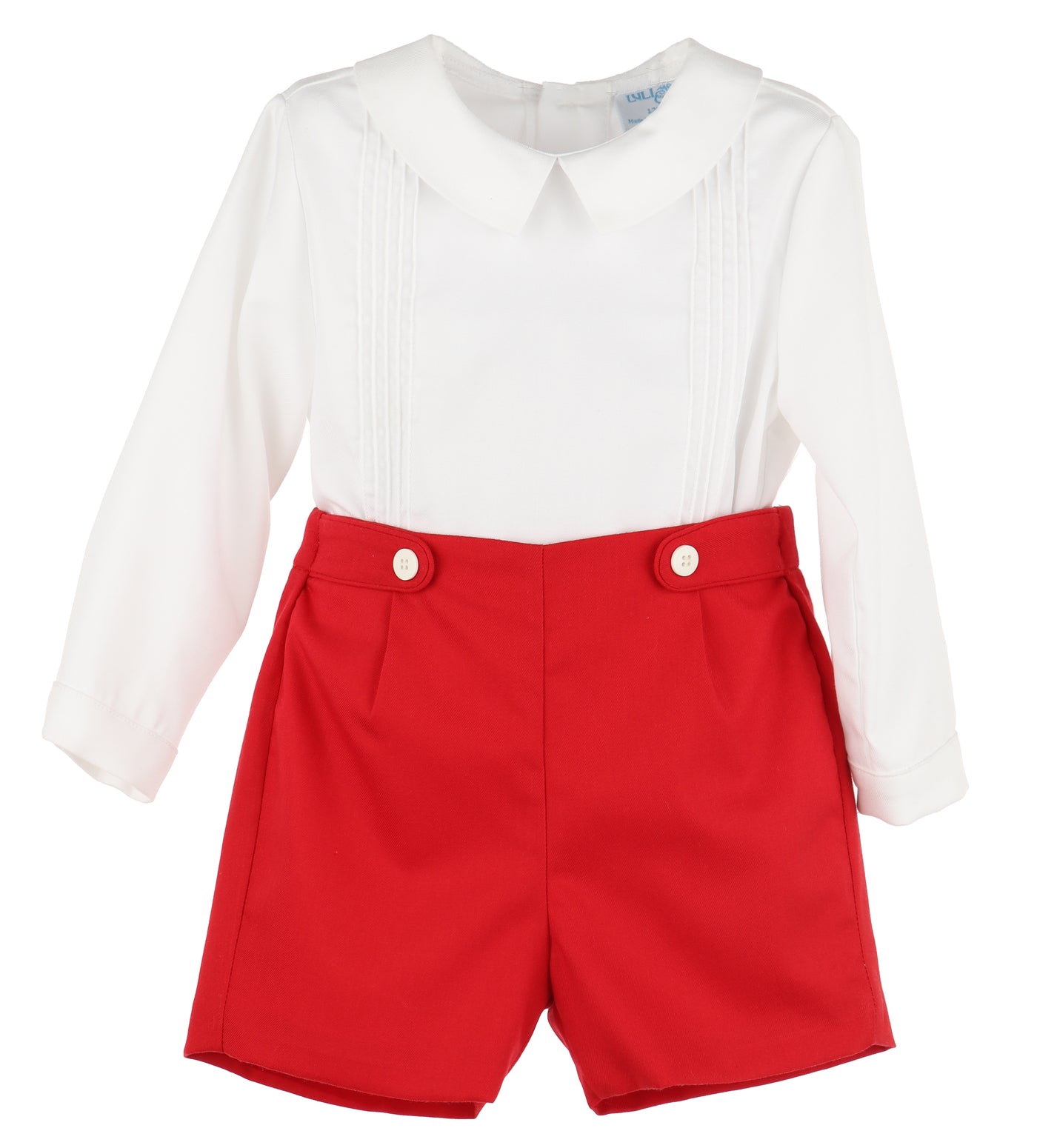 Classic Tabs Boy Set - Red
