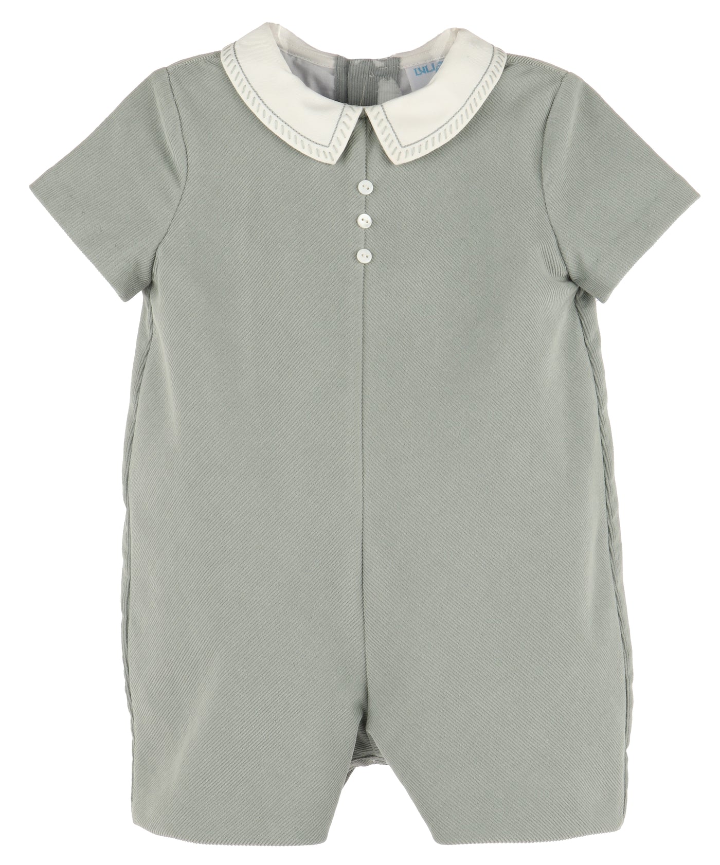 Cozy Corduroy Boy Romper - Green