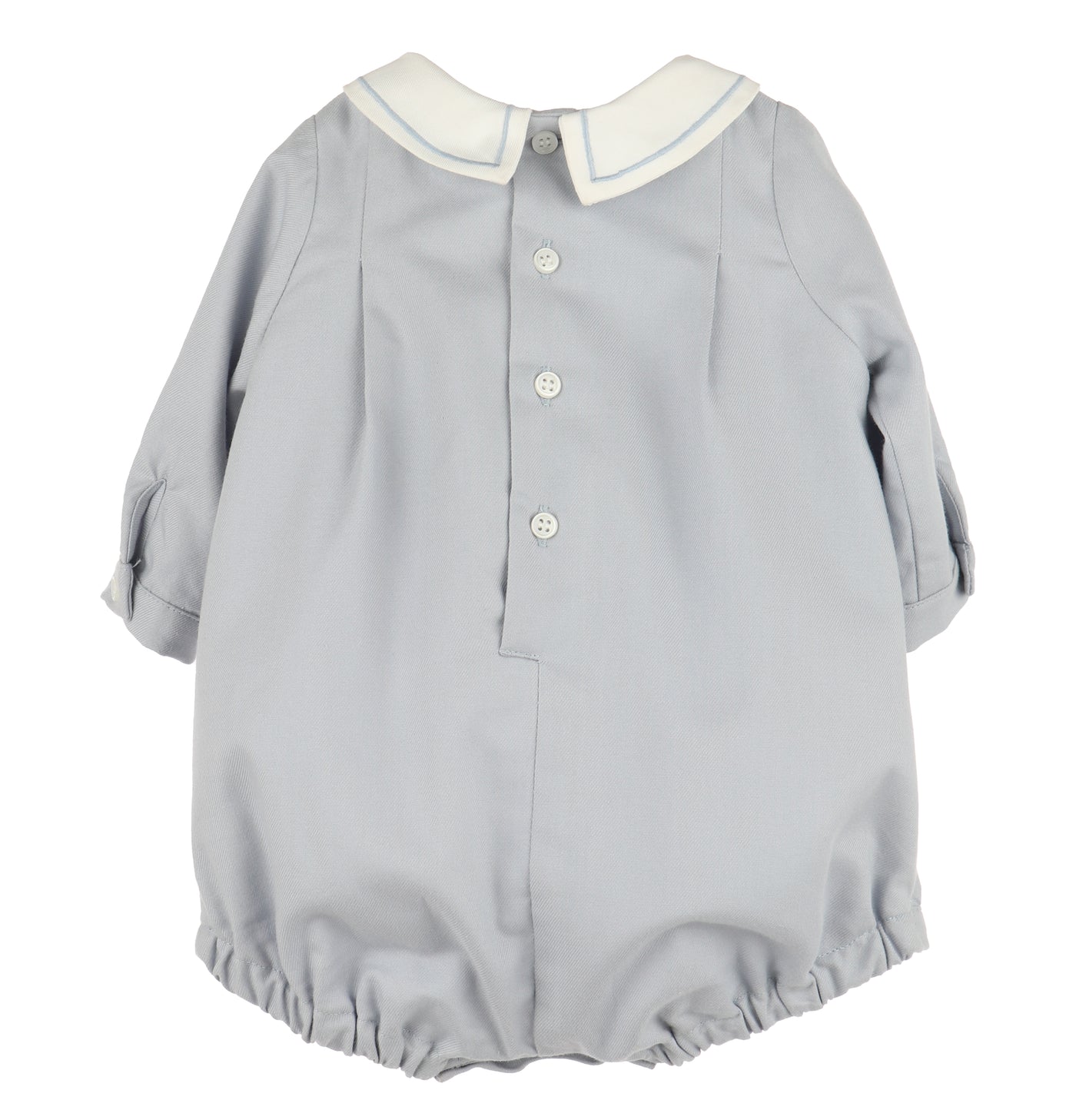 Blue Smocked Boy Bubble