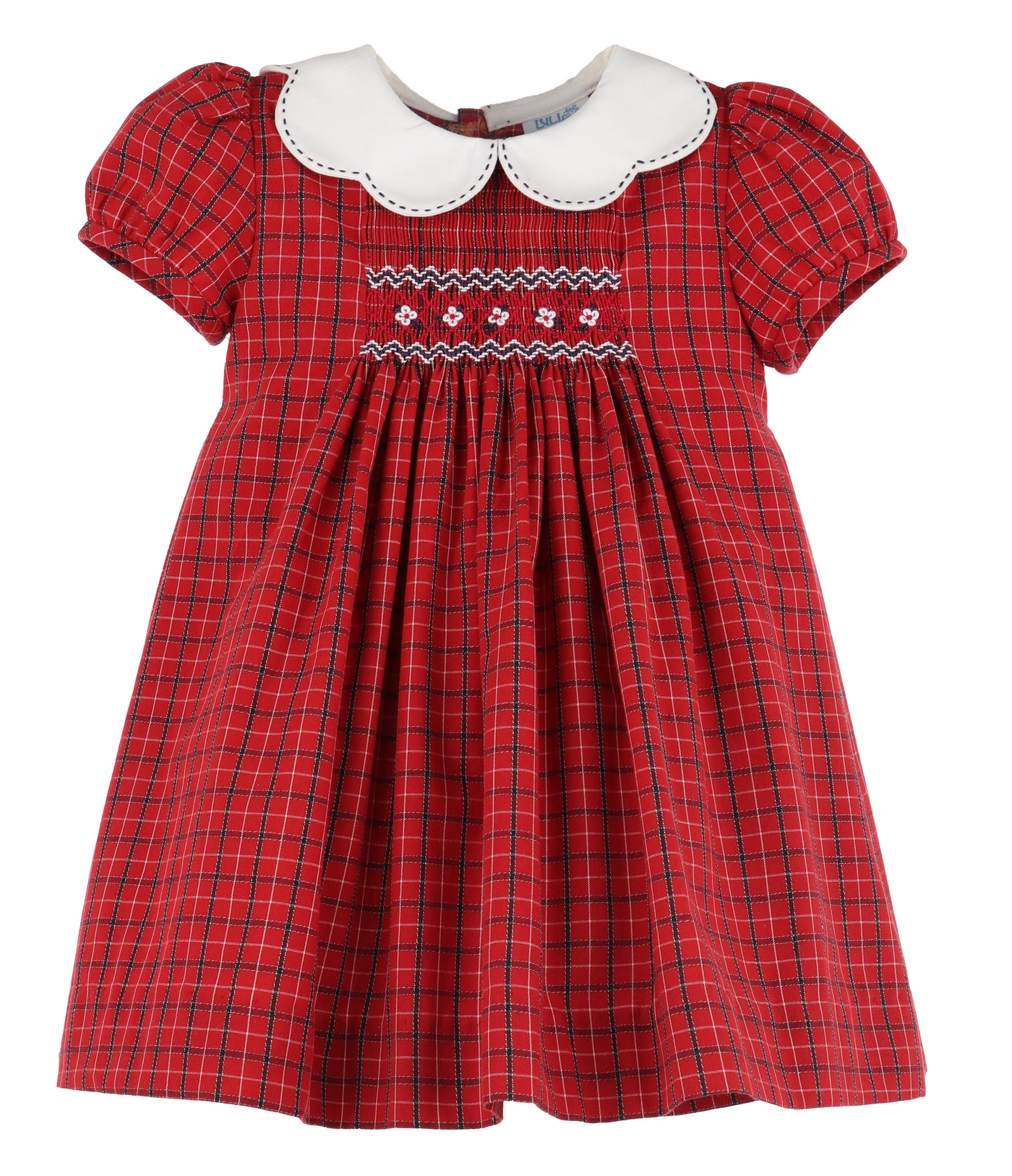 Stitches Red Check Smocked Float