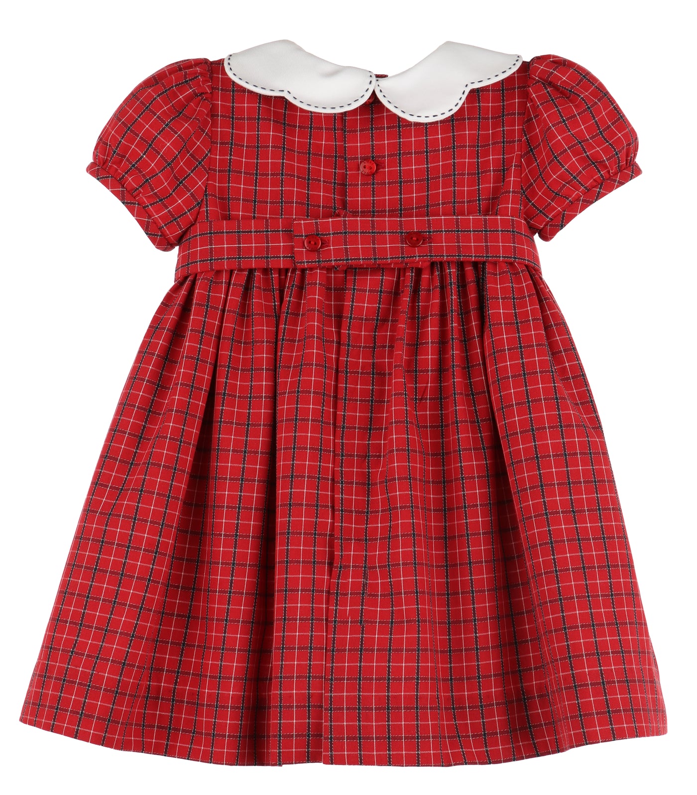 Stitches Red Check Smocked Float