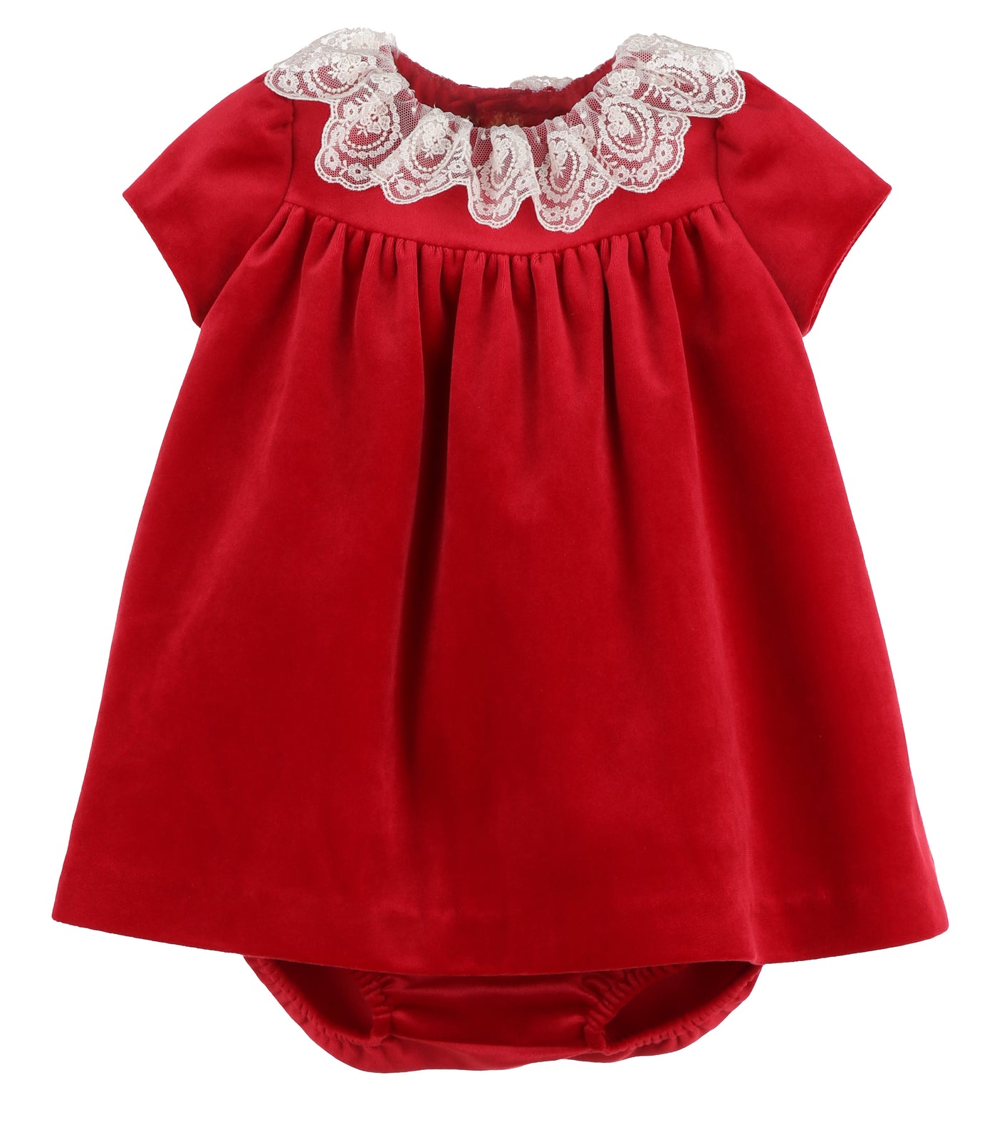 Deluxe Red Velvet Float Dress