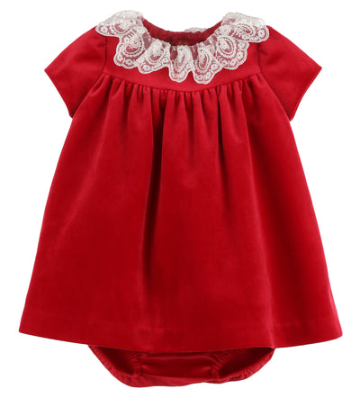 Deluxe Red Velvet Float Dress