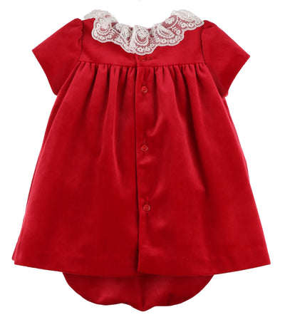 Deluxe Red Velvet Float Dress