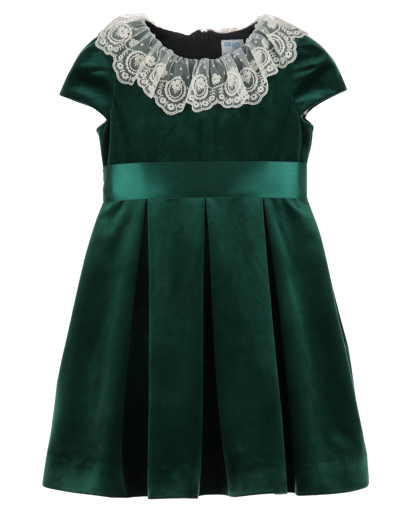 Deluxe Green Velvet Dress