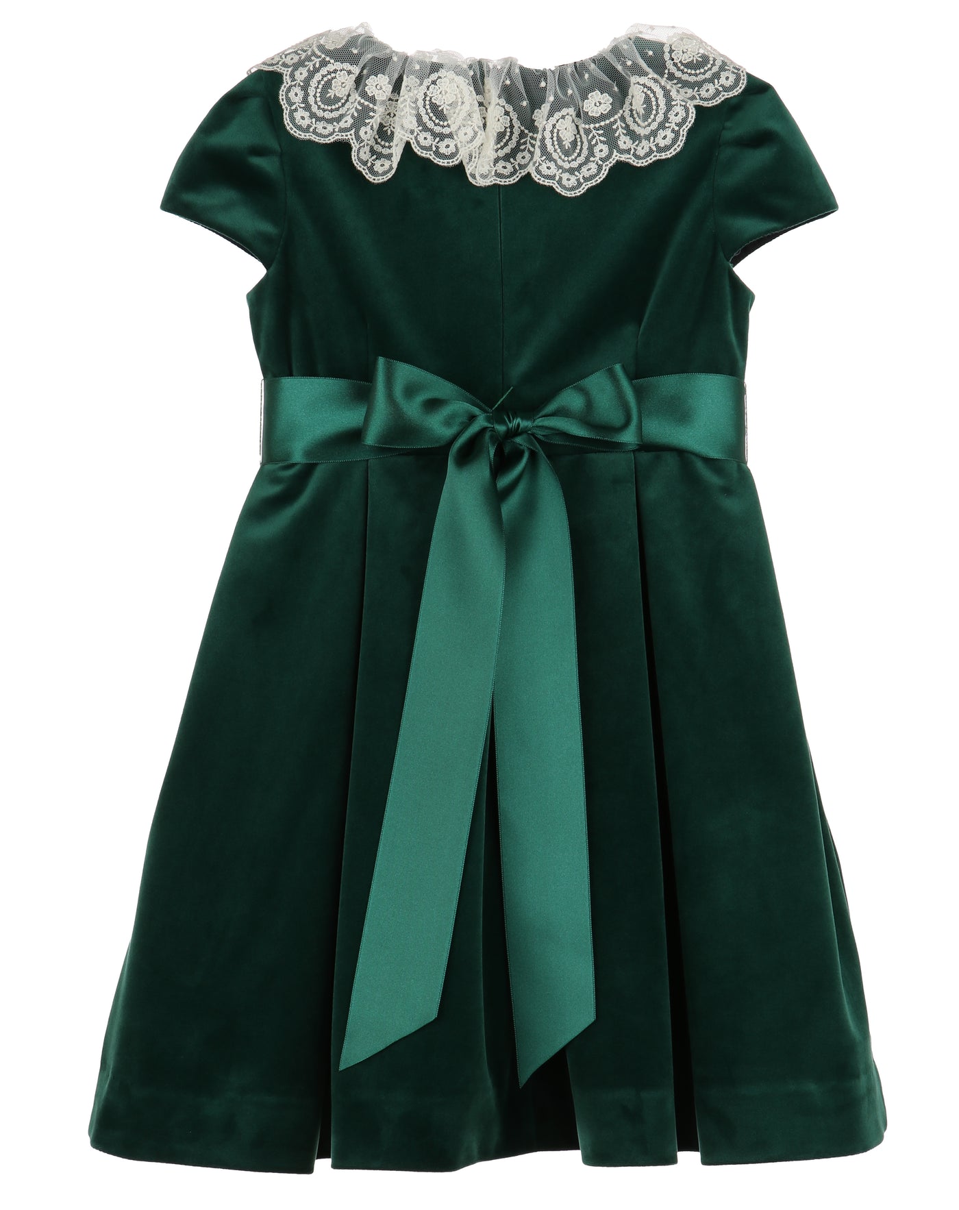 Deluxe Green Velvet Dress