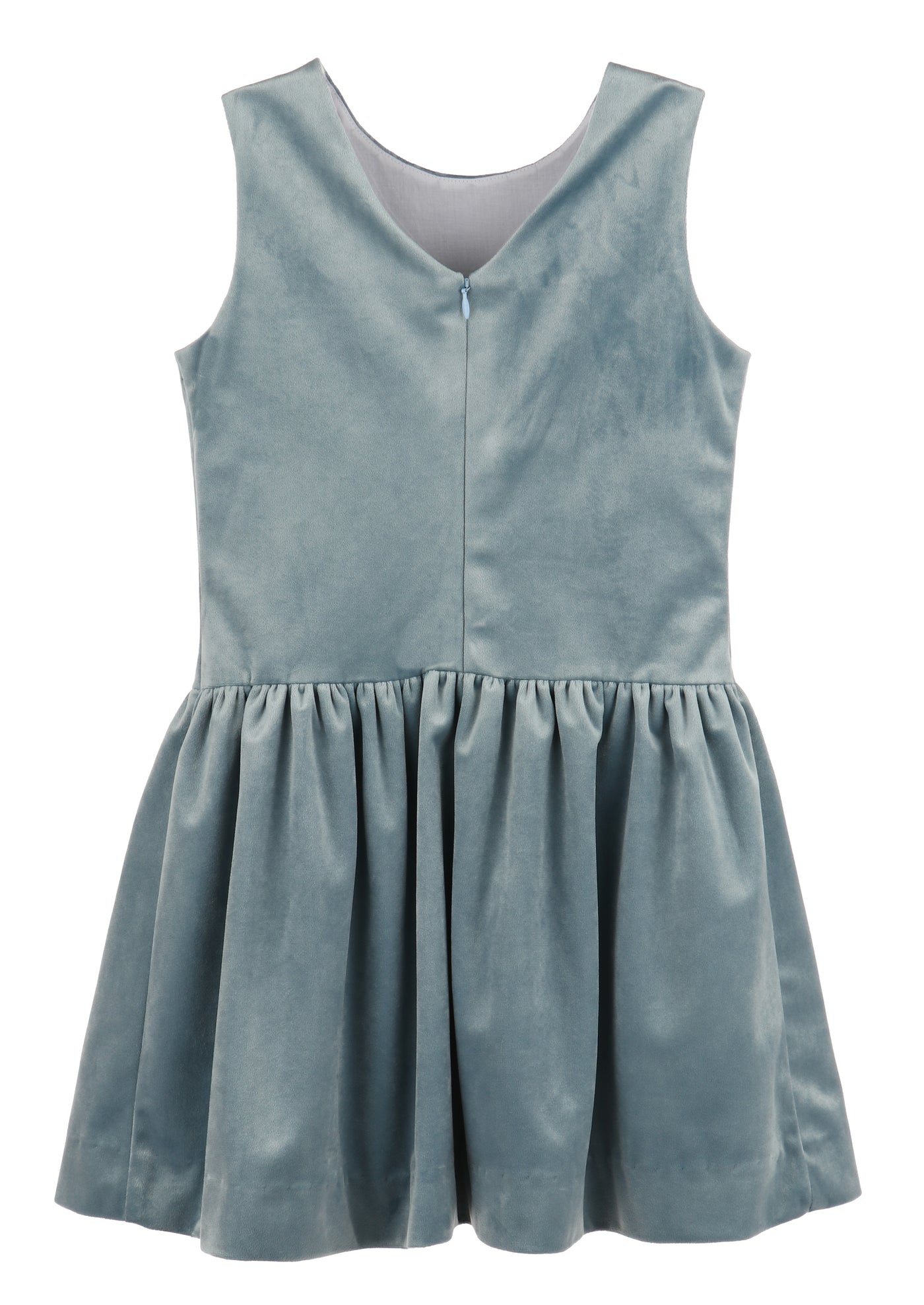 Deluxe Velvet Blue Princess Dress