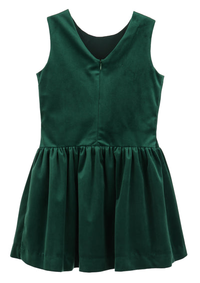 Deluxe Velvet Green Princess Dress