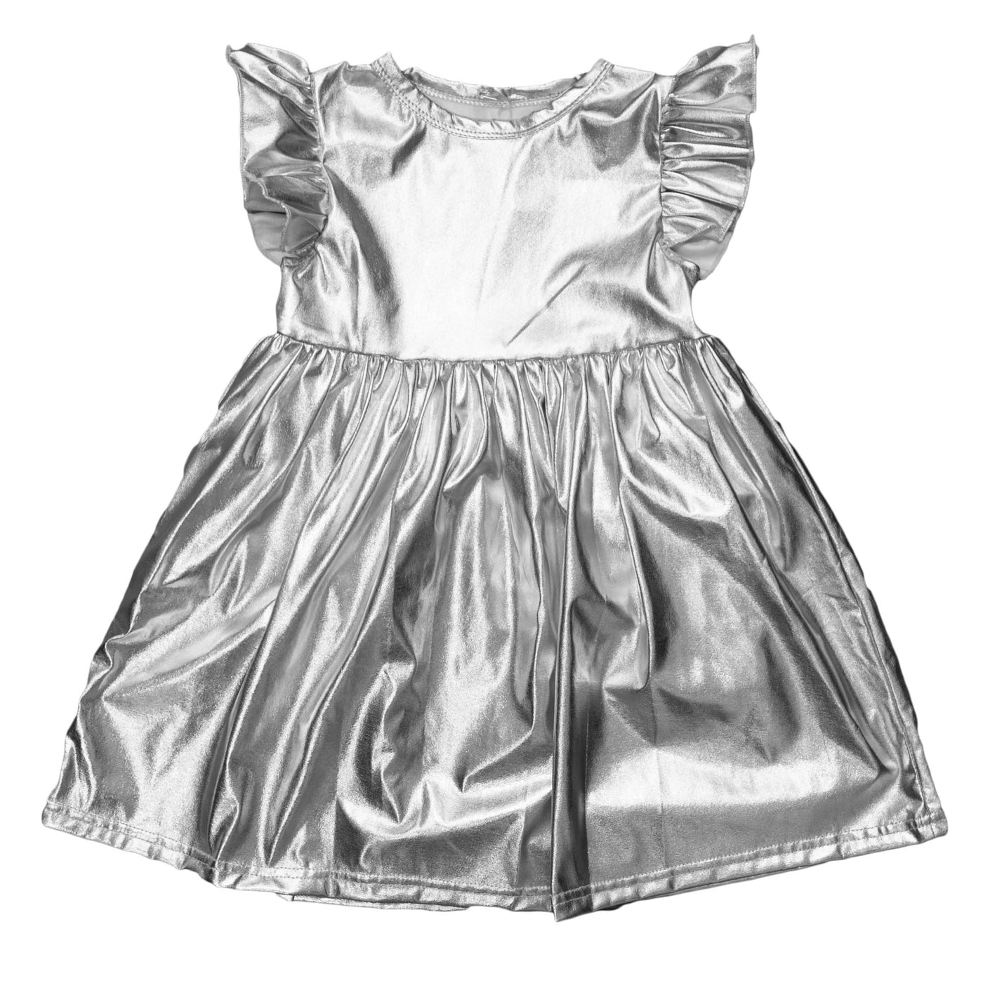 Silver Metallic Dress