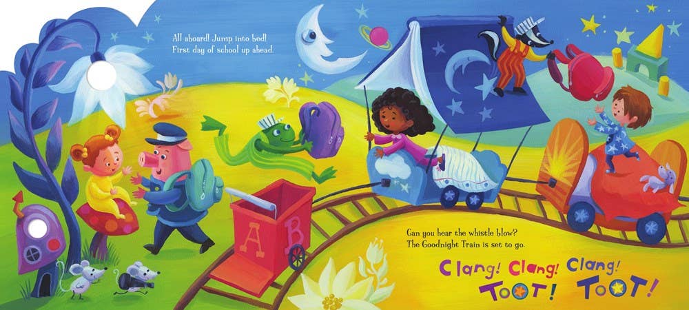 The Goodnight Train Ready for School board book