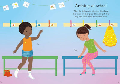 Little Sticker Dolly Dressing Starting School