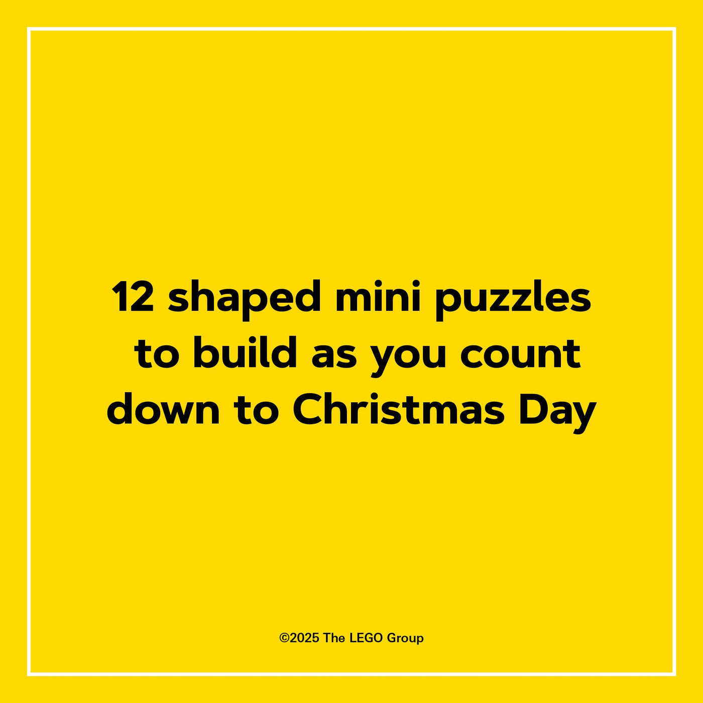 LEGO Countdown to Christmas Puzzle