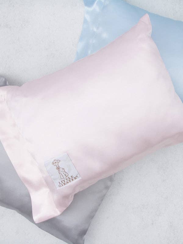Satin Decorative Nursery Pillow - Silver