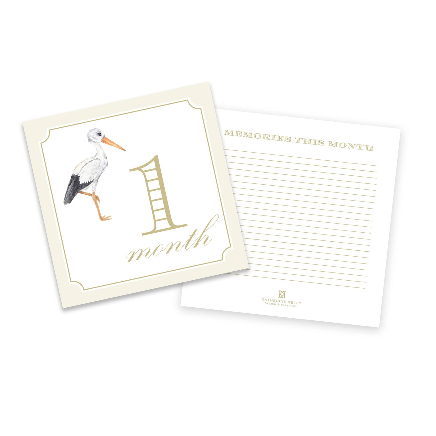 Milestone Cards - Cream