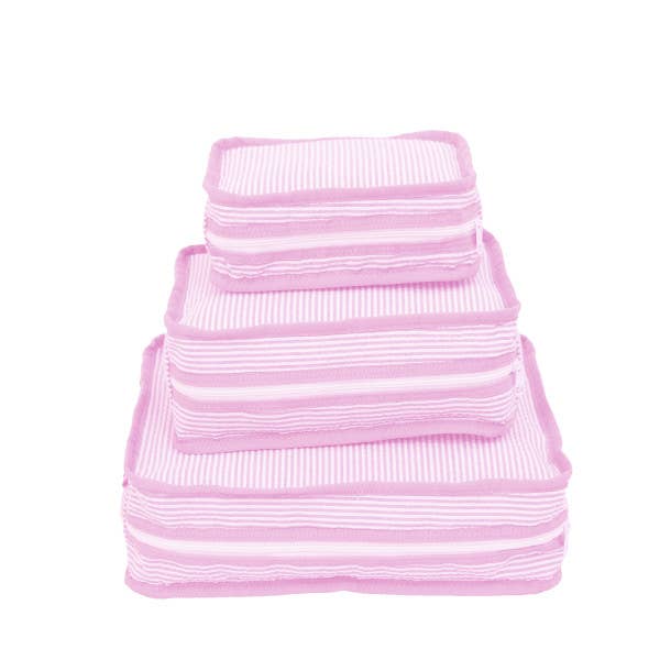Pink Seersucker Stacking Set | Mint