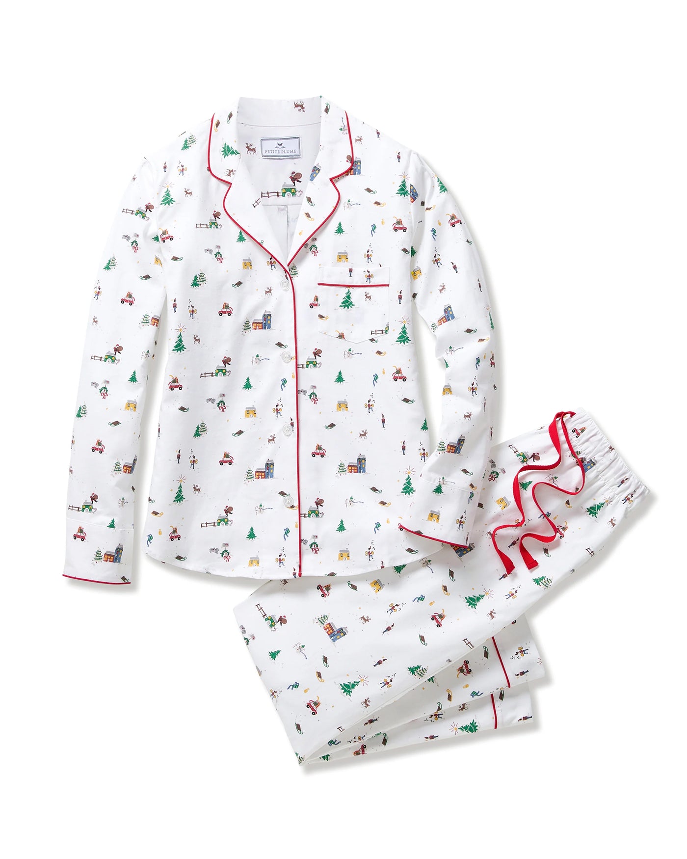 Women's Pajama Set - Holiday Town