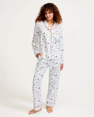 Women's Pajama Set - Holiday Town