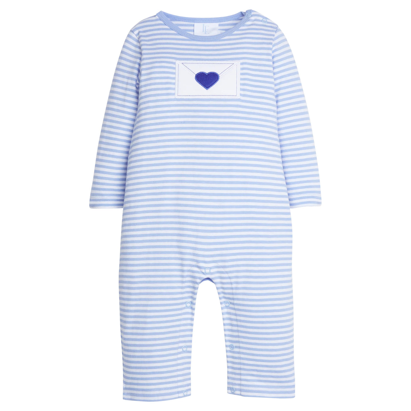 LE Applique Romper Love Letter