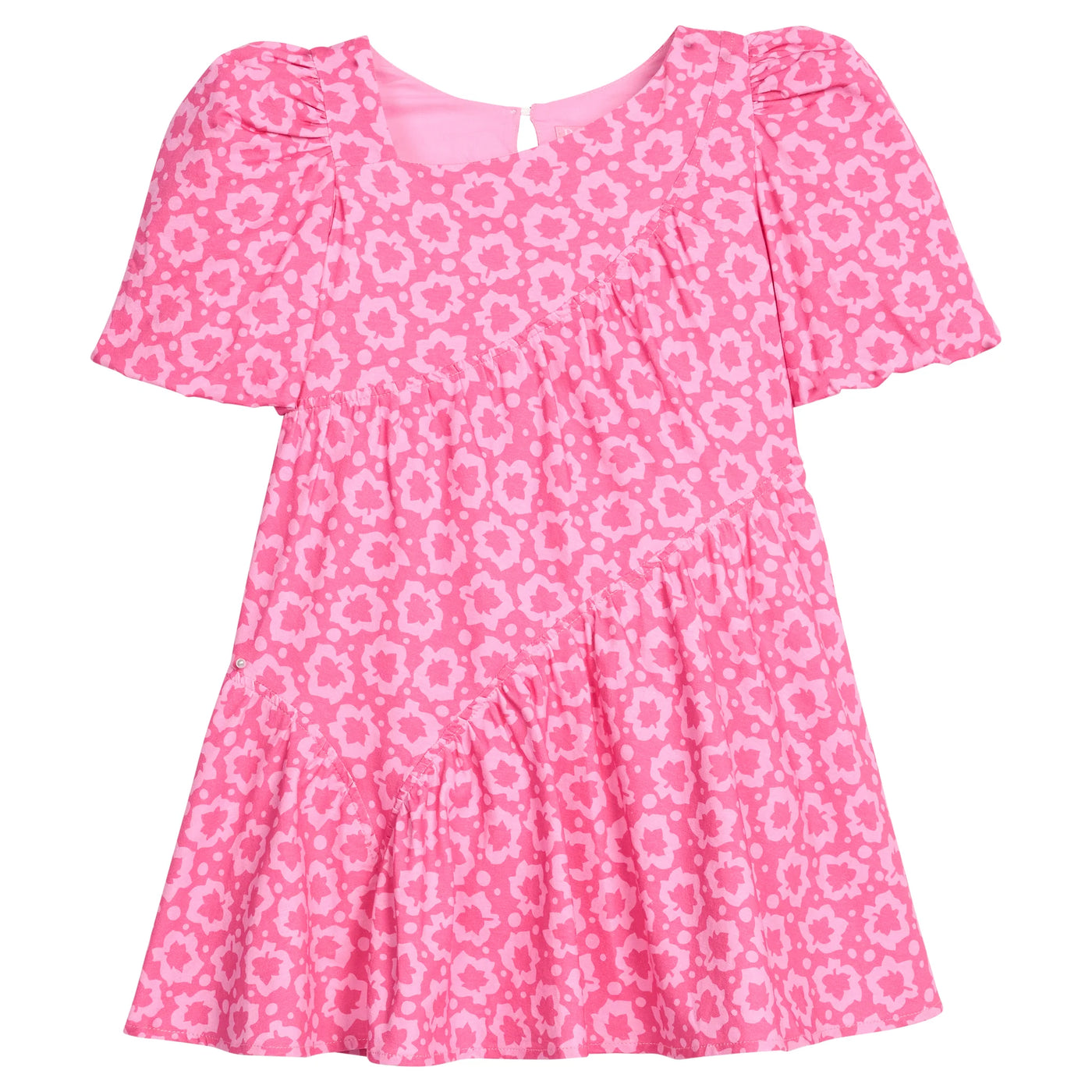 Asymmetrical Dress - Maple Leaf