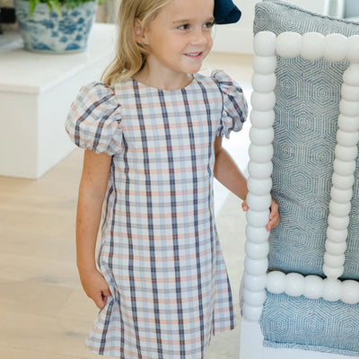 A Line Dress - Charleston Plaid