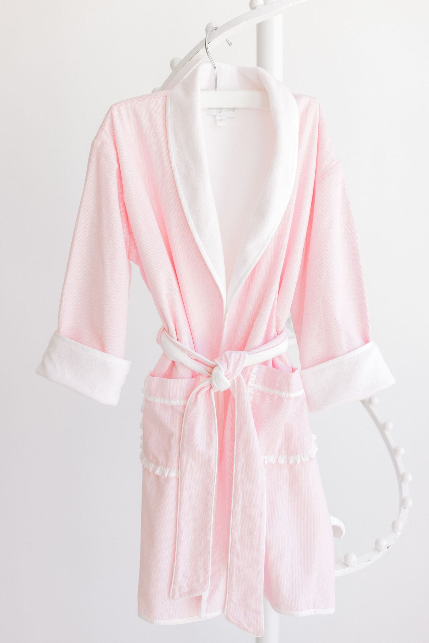 Terry Tots Pink Stripe Bathrobe