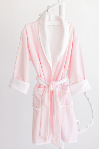 Terry Tots Pink Stripe Bathrobe