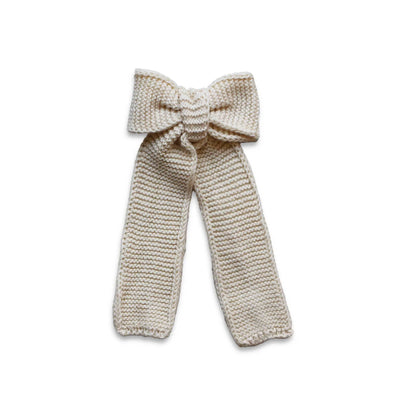 Evashouse Knit Long Tail Hair Bow