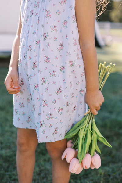 Proper Peony Bea Blue Floral Dress **PRE-SALE**