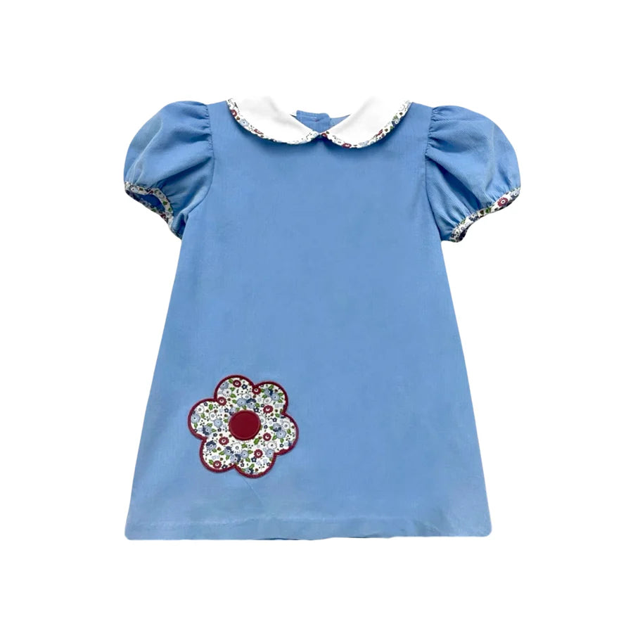 Bellfield Garland Dress - Periwinkle Corduroy