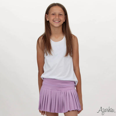 Lavender Pleated Skort
