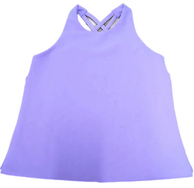 Cross Back Tank - Lavender