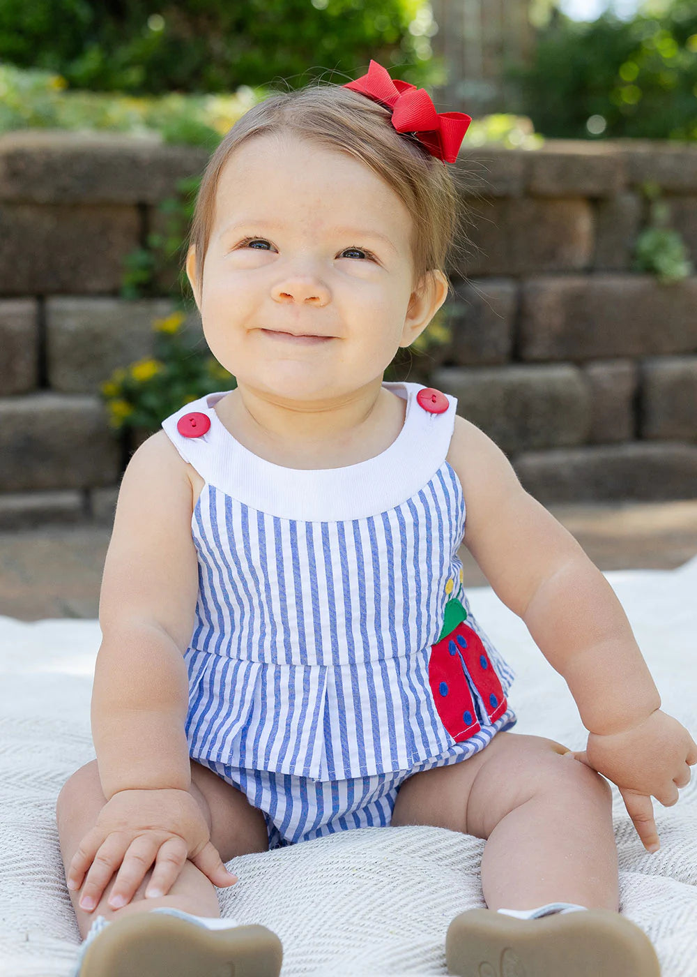 Florence Seer Ladybug Romper