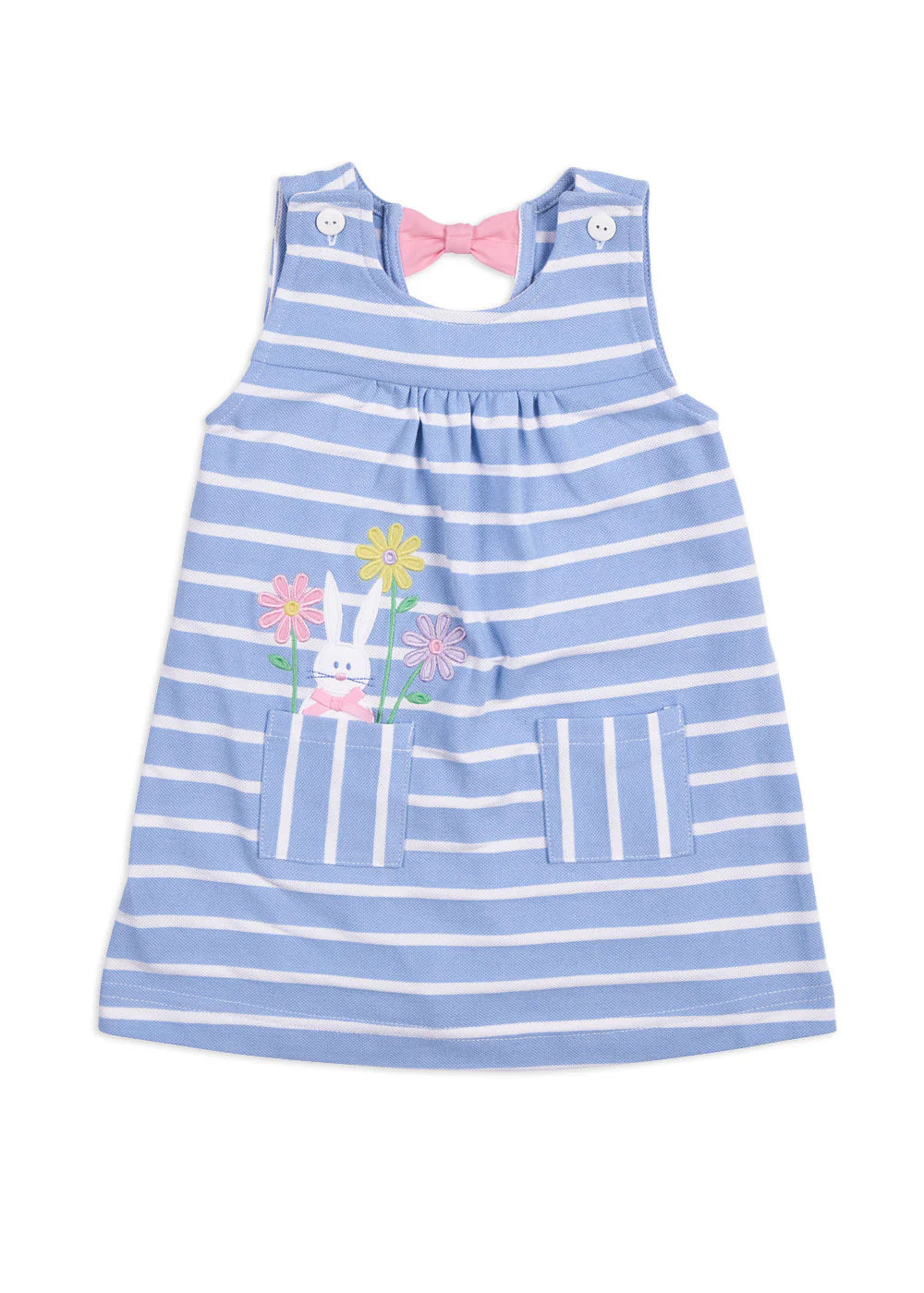 Florence Stripe Bunny Flower Dress