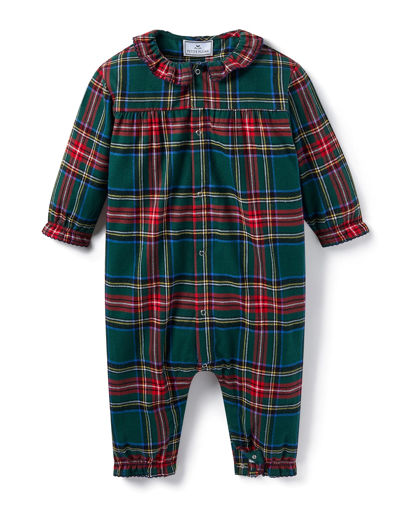 Madeline Romper - Kensington Plaid