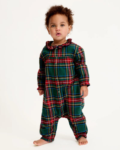 Madeline Romper - Kensington Plaid