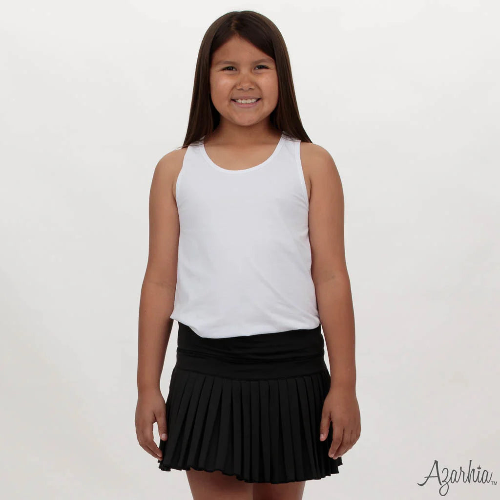 Black Pleated Skort
