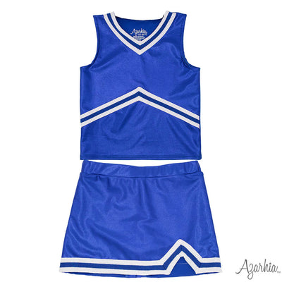 Royal Blue Game Day Shimmer Cheer Suit