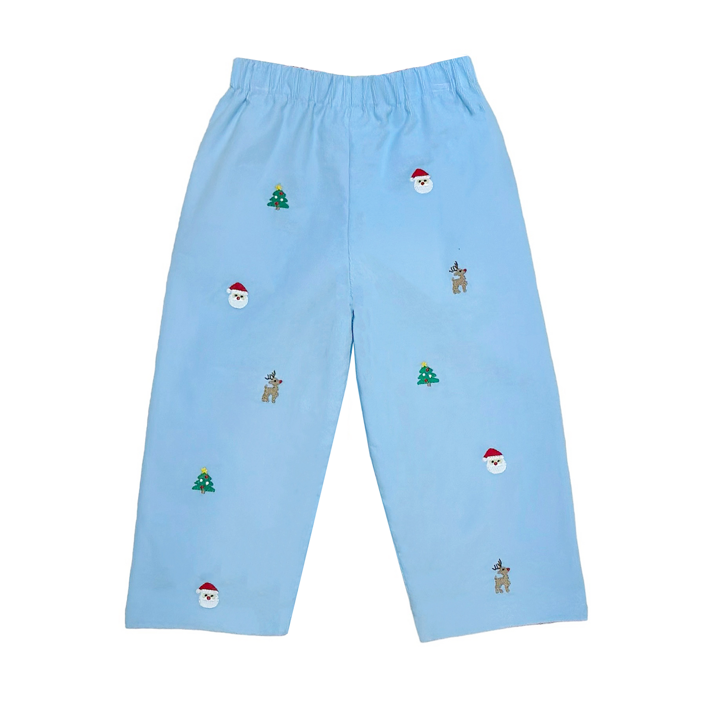 Zuccini Ian Polo Xmas Blue Cord Pant Set