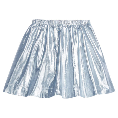 Circle Skort  - Icicle Metallic