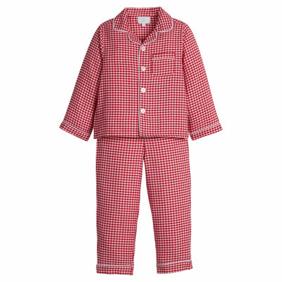 Pajama Set - Red Gingham