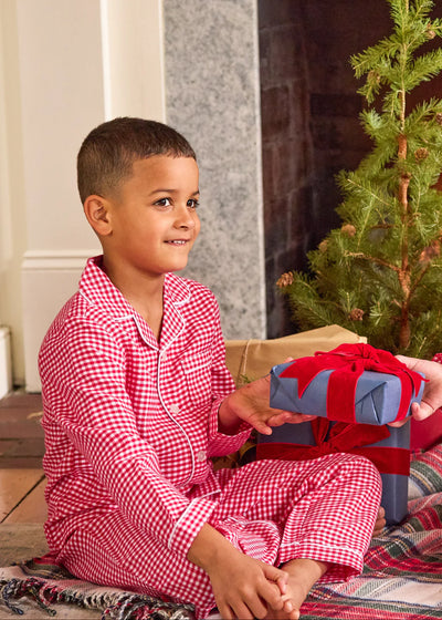 Pajama Set - Red Gingham