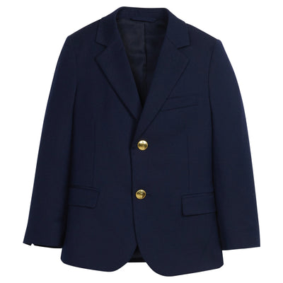 Classic Wool Blazer - Navy