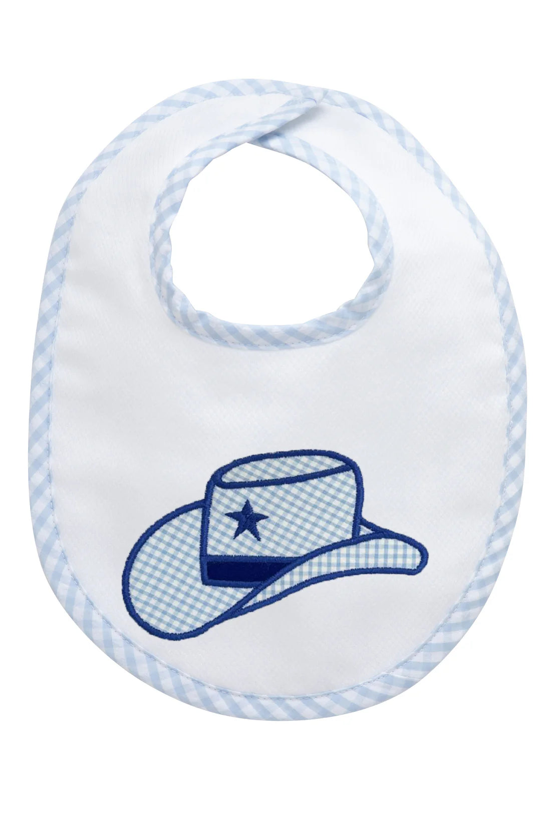 Applique Basic Bib - Cowboy Hat