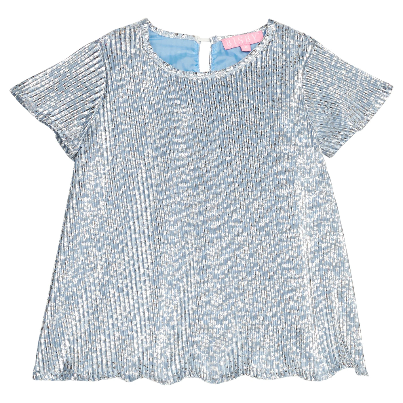 Crinkle Top - Blue Crinkle Stars