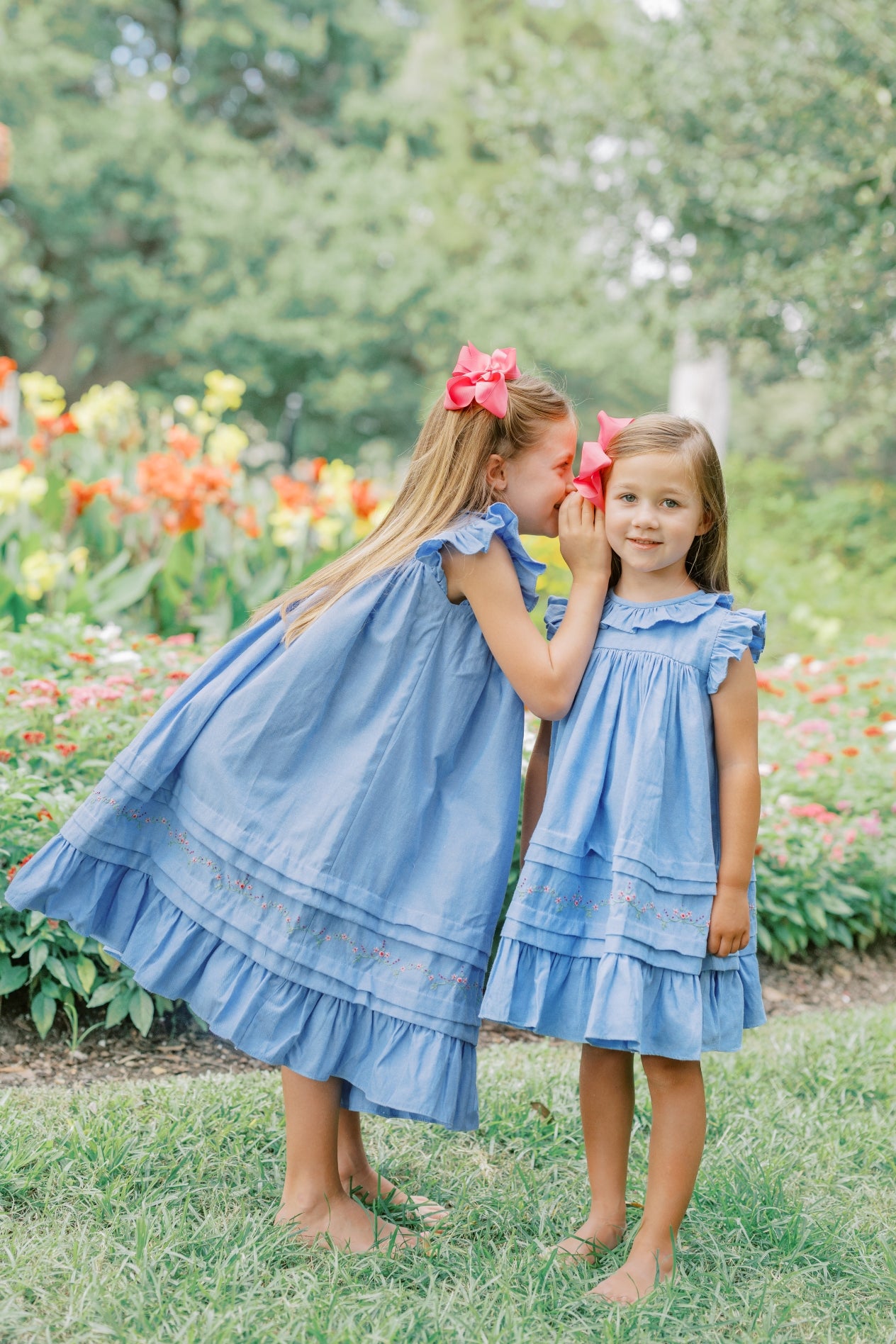 Proper Peony Oxford Blue Willow Dress