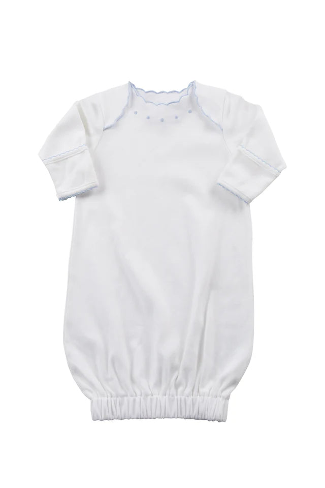 Dotson Knit Sack Gown - Blue
